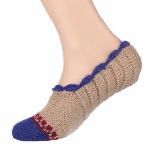 Handmade woolen socks (women) KC Hand Knitted Socks (Half work of Crochet)