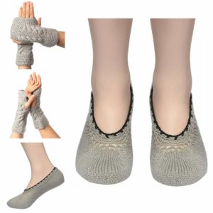 CELEBERATE this FESTIVE SEASON WITH KC STORE spl. COMBOS Handmade KC Girls & Women’s GLOVES (MITTS) & SOCKS KC hand knitted Homemade woolen items 100% pure wool warm cozy rustic housewarming for #SOMEONE #SPECIAL #GREY
