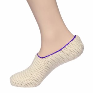 Handmade woolen socks (women)100 % pure KC Hand Knitted Women`s Socks ( work of Crochet)